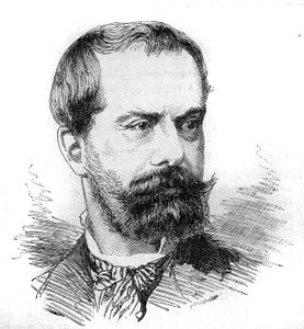 صورة بول ديفيس (1837-1889) ، محامٍ وسياسي فرنسي. نقش بوكور في "" Le Monde Illustré "" رقم 1287 بتاريخ 26 نوفمبر