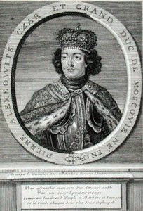 بيتر الأول (1672-1725) (نقش)