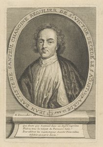 صورة للشاعر جان بابتيست دي سانتول 1630-1697 ، أم 1700.