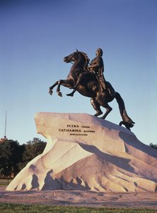 تمثال رايدر لبطرس الأكبر في سانت بطرسبرغ ، 1766-1782