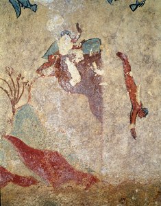 غطاس. (تفاصيل اللوحة الجصية ، 520-510 قبل الميلاد) بواسطة إتروسكان