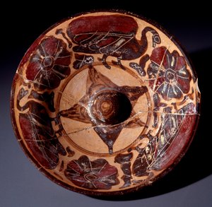 الحضارة الأترورية: phiale mesomphalos بواسطة إتروسكان