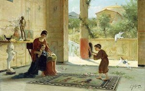 زائر مفاجأة (زيت على قماش)