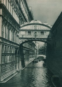 جسر التنهدات ، البندقية ، إيطاليا ، 1927 بواسطة يوجين بوبيل