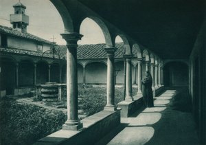 الأديرة في دير ، فلورنسا ، إيطاليا ، 1927 بواسطة يوجين بوبيل