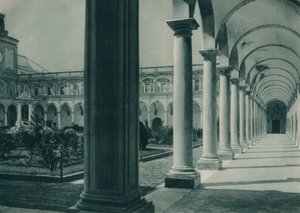 الأديرة في دير سان مارتينو ، بالقرب من نابولي ، إيطاليا ، 1927 بواسطة يوجين بوبيل