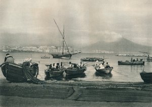 صيادون في البحر ، نابولي ، إيطاليا ، 1927 بواسطة يوجين بوبيل