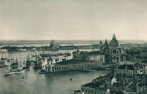 القناة الكبرى وكنيسة سانتا ماريا ديلا سالوت ، البندقية ، إيطاليا ، 1927 بواسطة يوجين بوبيل
