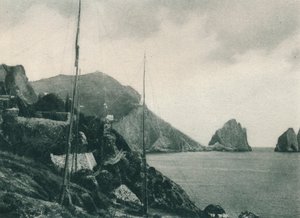 مارينا بيكولا مع شبكات الصيادين ، كابري ، إيطاليا ، 1927 بواسطة يوجين بوبيل