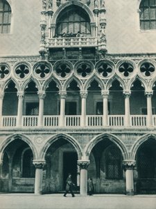 جزء من قصر دوجيس ، البندقية ، إيطاليا ، 1927 بواسطة يوجين بوبيل