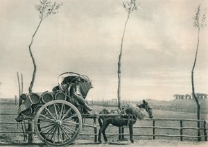 حامل النبيذ في كامبانيا ، روما ، إيطاليا ، 1927 بواسطة يوجين بوبيل