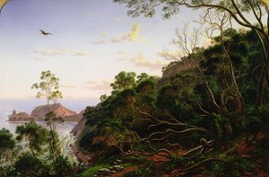 Pulpit Rock بالقرب من ملبورن ، فيكتوريا بواسطة يوجين فون جيرارد