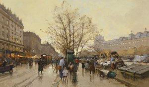 أحواض باريس Les Quais a Paris بواسطة يوجين جاليان لالو