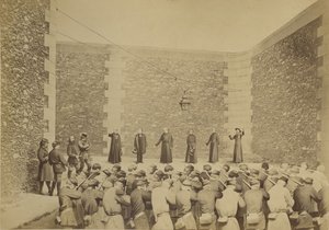 إعدام الرهائن ، سجن لاروكيت ، 24 مايو 1871 ، 1870-1871.
