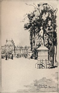 حديقة لوكسمبورغ ، 1915 بواسطة يوجين بيوت
