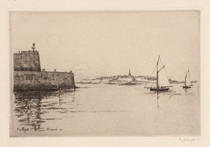 سان مالو ينظر إليها من دينار دينار سان مالو ينظر إليها من دينار ، 1914.