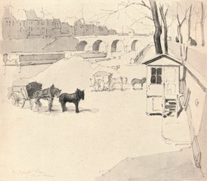 بونت ماري - الخيول والعربات ، 1915