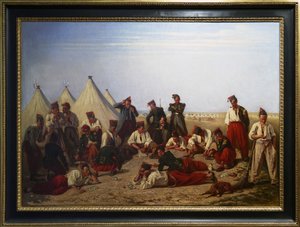 لعبة اليانصيب في مخيم شالونز بواسطة يوجين بيلانجر