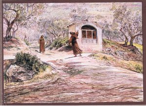 سانت فرانسيس يجعل Friar Masseo يستدير عدة مرات ليجد الطريق الذي يجب أن يسلكه ، 1919 بواسطة يوجين بورنان