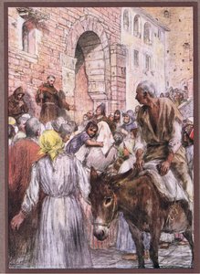 الوعظ القديس فرنسيس في بولونيا ، 1919 بواسطة يوجين بورنان