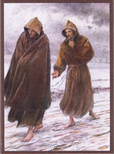 ينطلق القديس فرنسيس إلى Friar Leo حيث يوجد الفرح المثالي ، 1919
