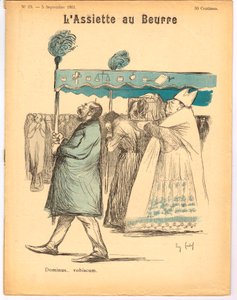غلاف 'L'Assiette au Beurre' رقم 23 ، ساخر بألوان