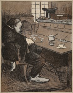 العمل الشاق ، استراحة من البطاقات والقهوة! ، رسم توضيحي من "L&39;assiette au Beurre: Les Functionionnaires" ، 9 أغسطس 1902