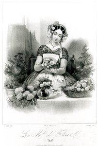 بائع الزهور ، ج. 1840