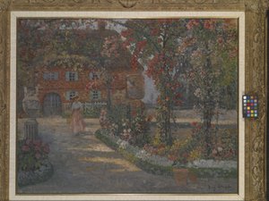 Le Mazet At Juan-Les-Pins (زيت على قماش) بواسطة يوجين شيغوت