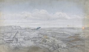 تصميم لمجموعة مسرح في أوبرا ، باريس ، 1830-90. بواسطة يوجين سيشيري