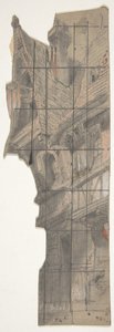 تصميم لمجموعة مسرح في أوبرا ، باريس ، 1830-90. بواسطة يوجين سيشيري