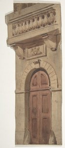 تصميم لمجموعة مسرح في أوبرا ، باريس ، 1830-90. بواسطة يوجين سيشيري