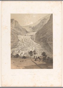 منظر لنهر غريندلوالد الجليدي العالي سوبريور دي غريندلوالد (العنوان على الكائن) مشاهد في سويسرا وسافوي (عنوان السلسلة) لا سويس إي لا سافوي (عنوان السلسلة على الكائن) بواسطة جوزيف روز ليميرسيه