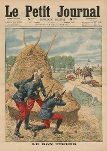 لقطة جيدة ، رسم توضيحي للغلاف الأمامي من "Le Petit Journal" ، ملحق Illustre ، 8 نوفمبر 1914