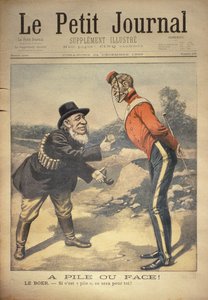 طرة أو نقش! البوير: - إذا كانت ذيولها لك! ، الغلاف الأمامي لـ Le Petit Journal ، 24 ديسمبر 1899