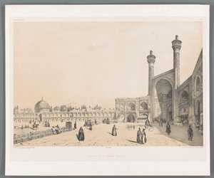 مدخل مسجد جمعة أصفهان مدخل المسجد الكبير أصفهان (العنوان على الشيء) المناظر الطبيعية الفارسية (عنوان السلسلة) بيرس مودرن (عنوان المسلسل) بواسطة تيري فرير