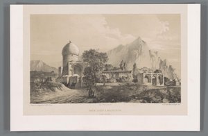 منظر للإمام زاده كوميجان في العراق - عجم الإمام زاده الكوميشه (عراق أدجمي) (العنوان على الشيء) المناظر الطبيعية الفارسية (عنوان السلسلة) بيرس مودرن (عنوان المسلسل) بواسطة تيري فرير