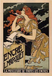 ملصق Ink L. Marquet ، 1892