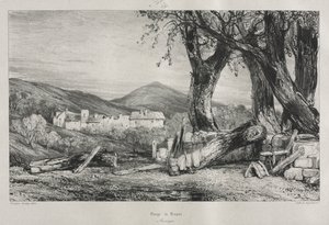 الرحلات الخلابة والرومانسية في فرنسا القديمة: Auvergne vol. الثاني ، مضيق رويات ، اللوحة 79 ، 1830