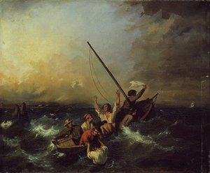 حطام السفينة في القرن التاسع عشر.