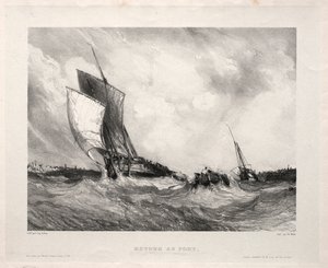 ستة مشاة البحرية: العودة إلى الميناء ، 1833. بواسطة يوجين ايزابي