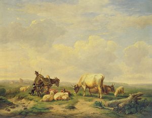 رعاة وقطيع ، 1880