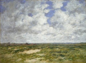 بيرك ، منظر غائم ، 1882 بواسطة يوجين لويس بودين