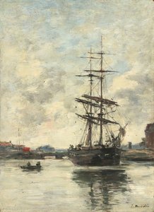السفينة على Touques ، ج. 18881895. بواسطة يوجين لويس بودين
