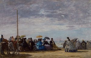 الشاطئ ، 1864 بواسطة يوجين لويس بودين