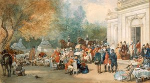 إفطار صيد في إنجلترا ، 1870 بواسطة يوجين لويس لامي