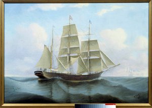 لو مانسارت ، البريد الطويل fecampois اللوحة بواسطة يوجين بيتيتي (القرن التاسع عشر) 1876 فيكامب ، متحف نيوفاوندلاند بواسطة يوجين بيتي
