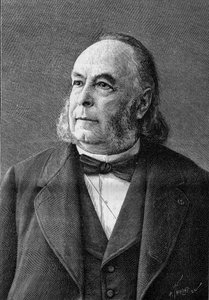 صورة لإدمون فريمى (1814-1894) ، كيميائي فرنسي (من صورة فوتوغرافية لـ Eug. Pirou). نقش في "" الطبيعة: مراجعة العلوم وتطبيقاتها في الفنون والصناعة "في 10 فبراير