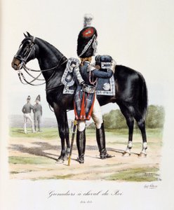 جريناديرز شيفال دو روا ، 1814-15 بواسطة يوجين تايتوكس