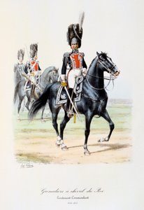 Grenadiers à Cheval du Roi ، اللفتنانت كوماندر ، 1814-15